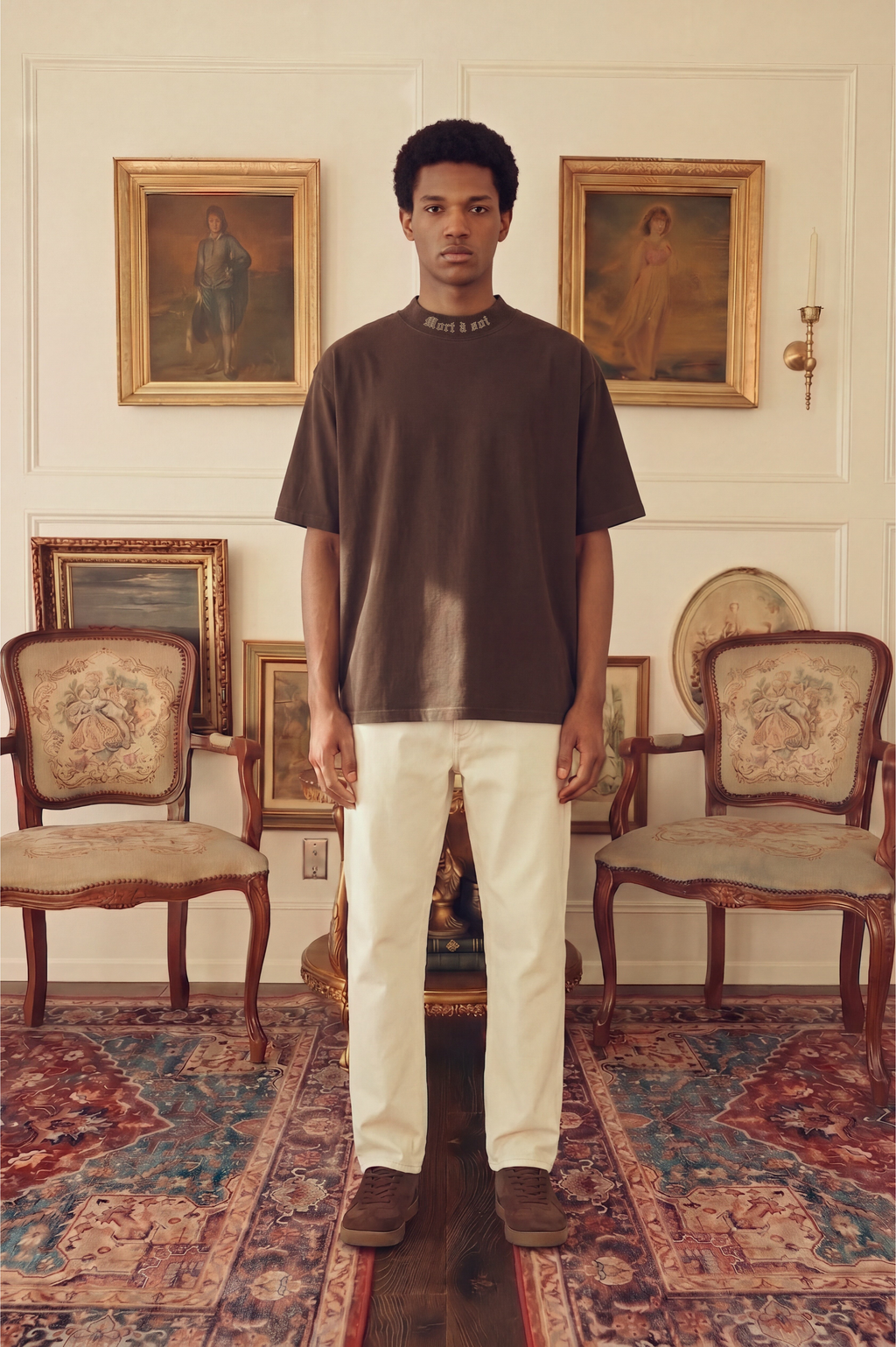 Mort à soi Mock Neck Tee