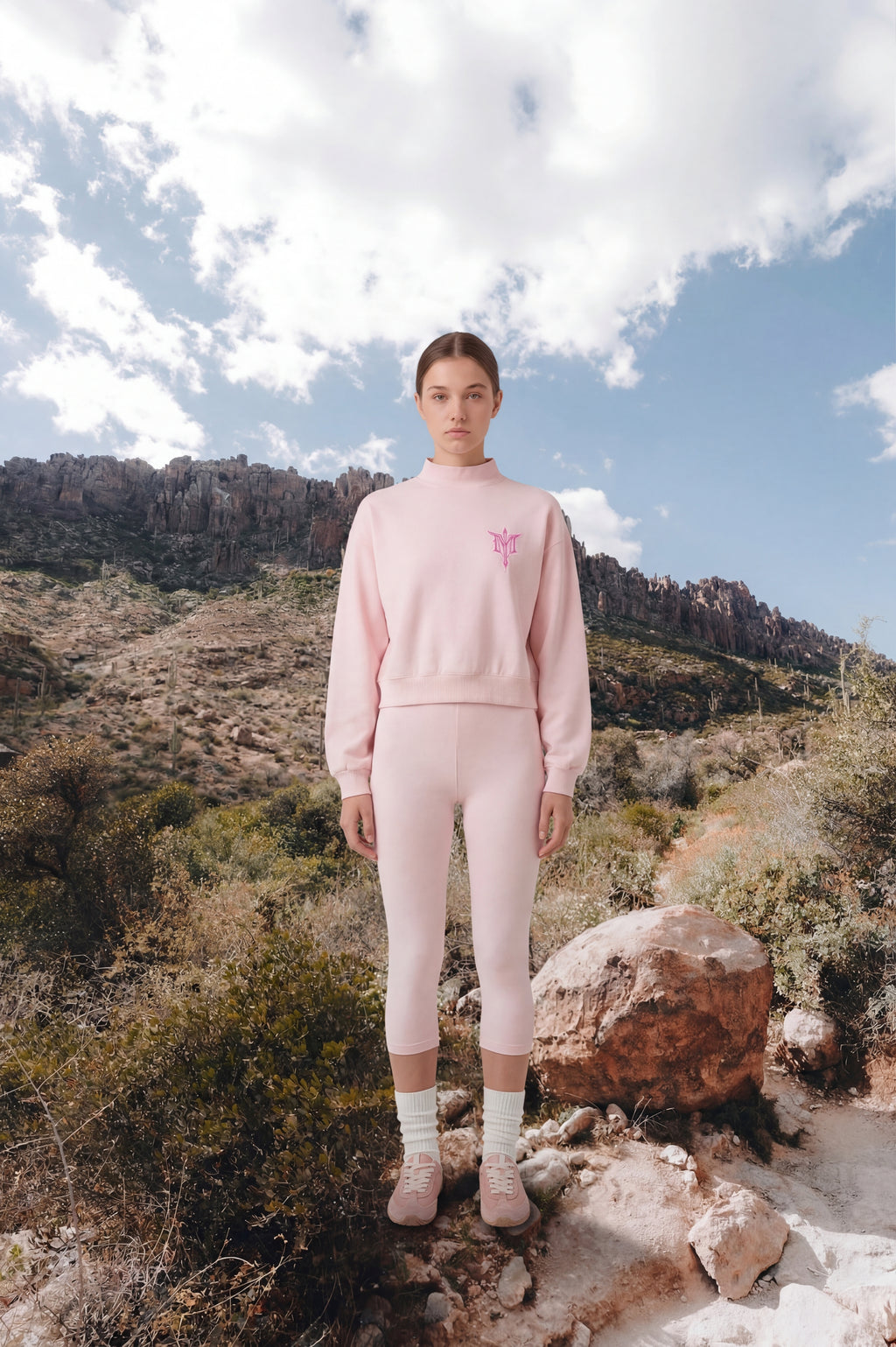 Womens Cropped Mock Neck Sweater