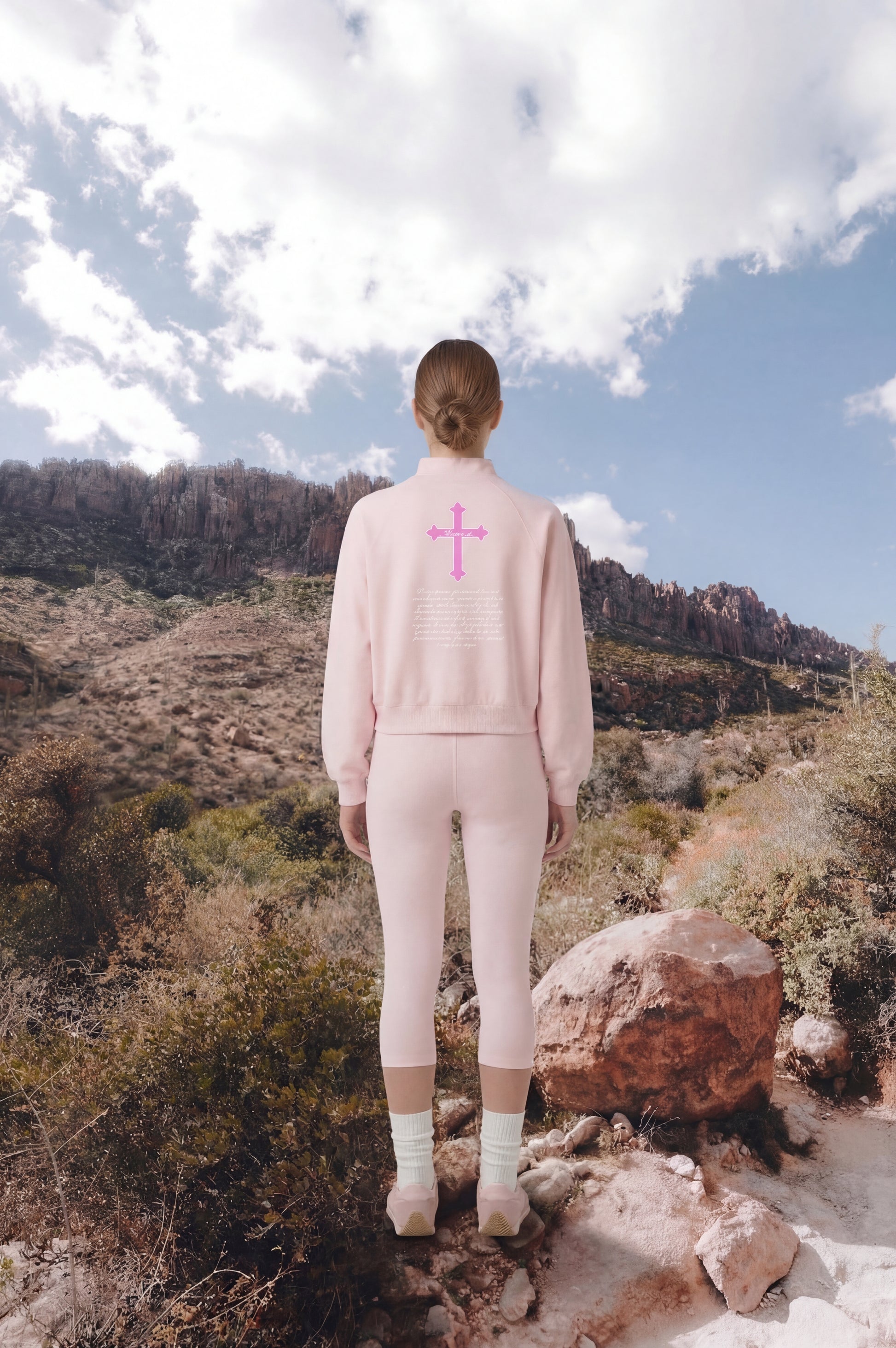 Womens Cropped Mock Neck Sweater