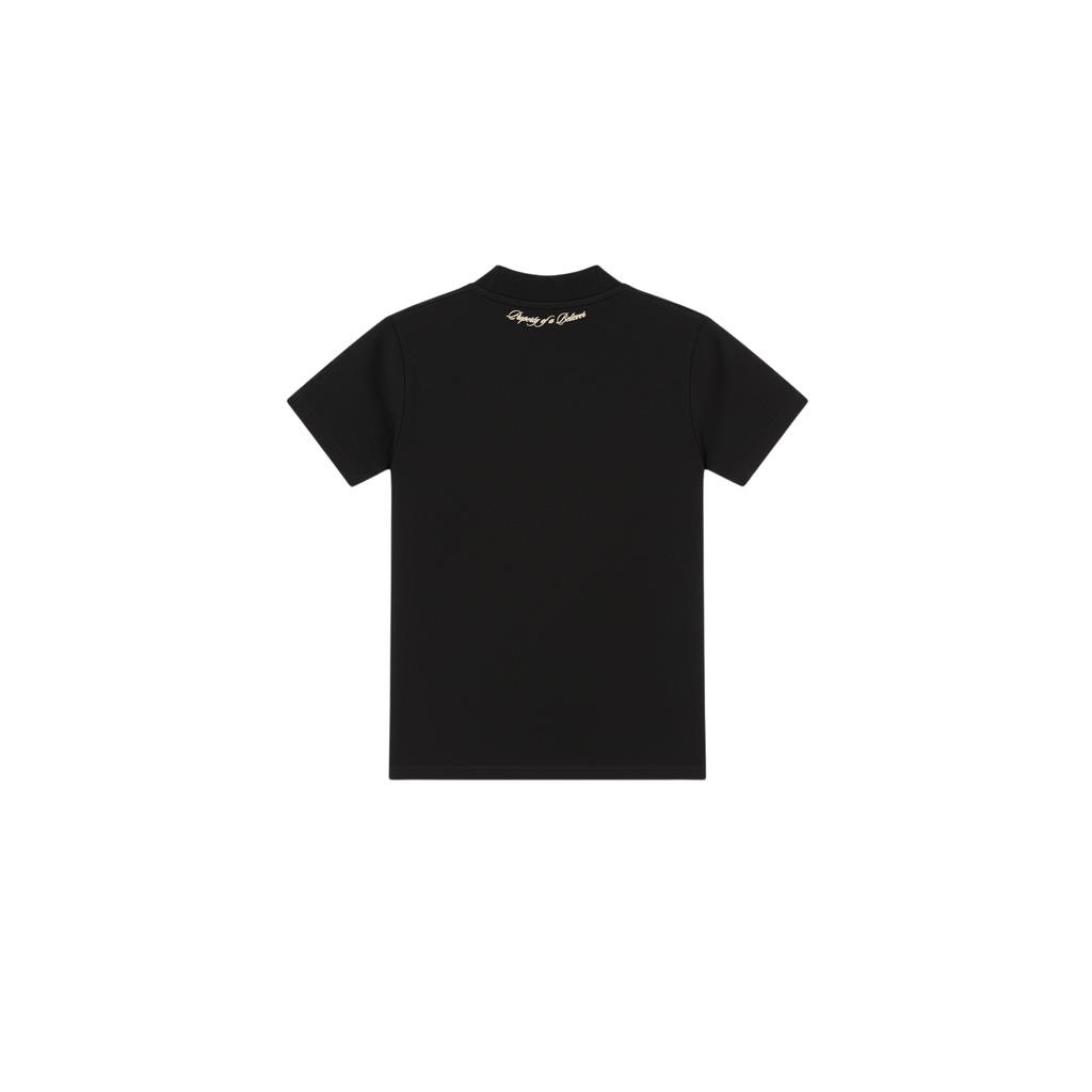 Womens Ribbed Mock Neck Tee