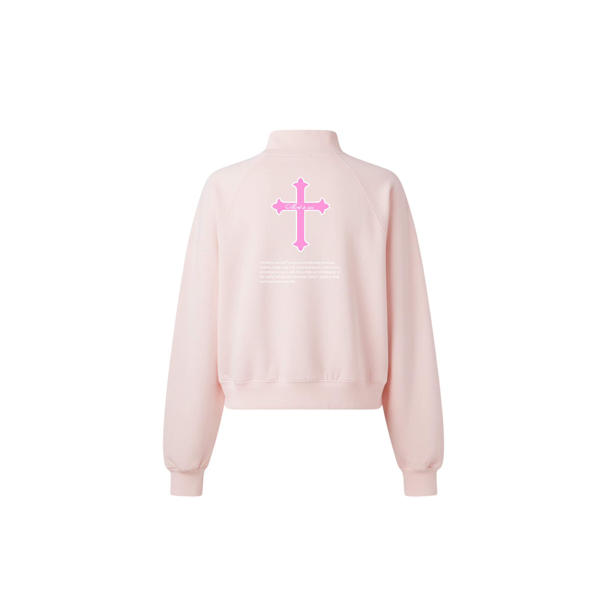 Womens Cropped Mock Neck Sweater